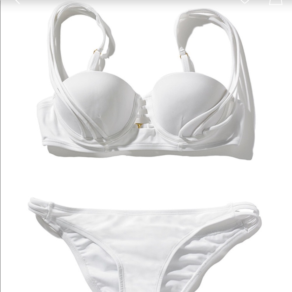 White bathing suit